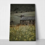 Πίνακας σε Καμβά RUSTIC FARMHOUSE MOUNTAIN LIFE 8