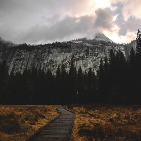 Πίνακας σε Καμβά RUSTIC FARMHOUSE MOUNTAIN PATH 2 -  Sticky 5