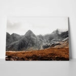 Πίνακας σε Καμβά RUSTIC FARMHOUSE MOUNTAIN PEAK
