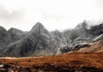 Πίνακας σε Καμβά RUSTIC FARMHOUSE MOUNTAIN PEAK