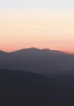 Πίνακας σε Καμβά RUSTIC FARMHOUSE MOUNTAIN SUNSET