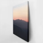 Πίνακας σε Καμβά RUSTIC FARMHOUSE MOUNTAIN SUNSET