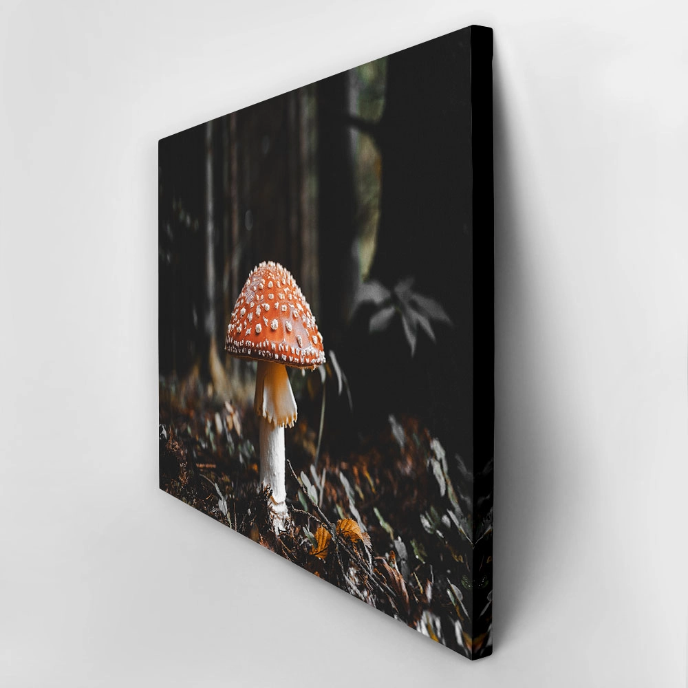 Πίνακας σε Καμβά RUSTIC FARMHOUSE MUSHROOM
