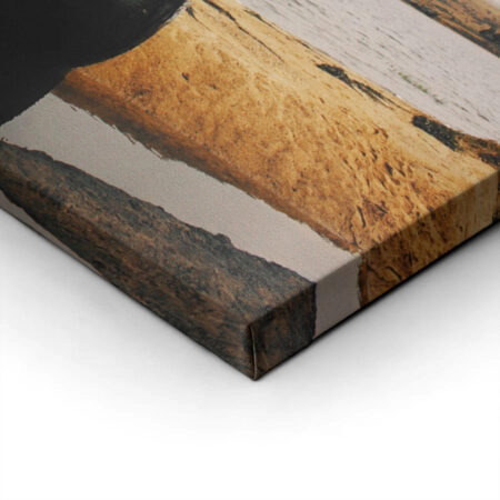 Πίνακας σε Καμβά RUSTIC FARMHOUSE OLD BOAT -  Sticky 1