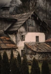 Πίνακας σε Καμβά RUSTIC FARMHOUSE OLD CABIN 2
