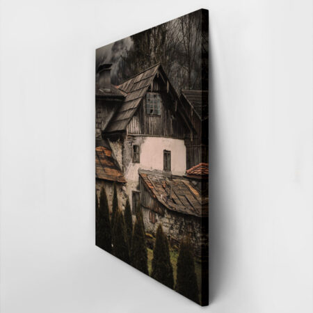 Πίνακας σε Καμβά RUSTIC FARMHOUSE OLD CABIN 2 -  Sticky 2