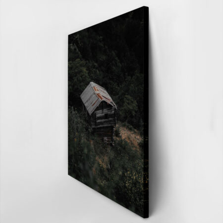 Πίνακας σε Καμβά RUSTIC FARMHOUSE OLD CABIN -  Sticky 2