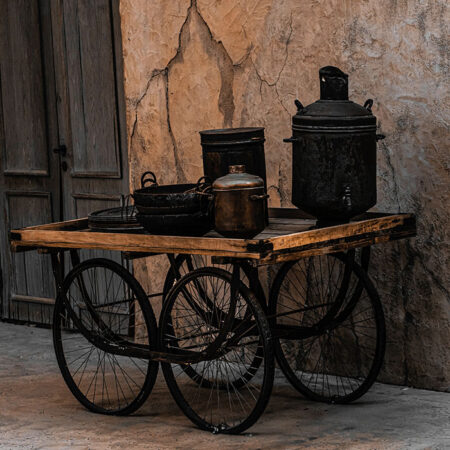 Πίνακας σε Καμβά RUSTIC FARMHOUSE OLD CARRIAGE 2 -  Sticky 5