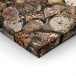 Πίνακας σε Καμβά RUSTIC FARMHOUSE OLD CLOCKS