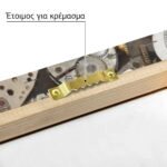 Πίνακας σε Καμβά RUSTIC FARMHOUSE OLD CLOCKS