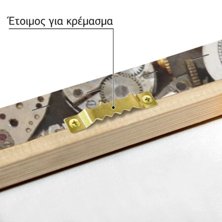 Πίνακας σε Καμβά RUSTIC FARMHOUSE OLD CLOCKS -  Sticky 4