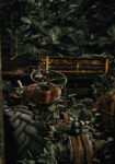 Πίνακας σε Καμβά RUSTIC FARMHOUSE OLD TRACTOR 2