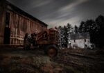 Πίνακας σε Καμβά RUSTIC FARMHOUSE OLD TRACTOR 4