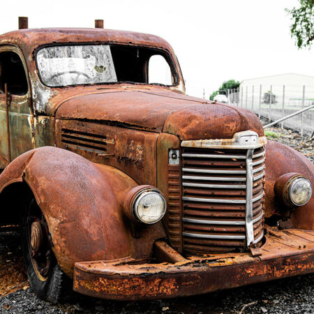 Πίνακας σε Καμβά RUSTIC FARMHOUSE OLD TRUCK 2 -  Sticky 5