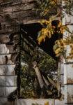 Πίνακας σε Καμβά RUSTIC FARMHOUSE OLD WINDOW