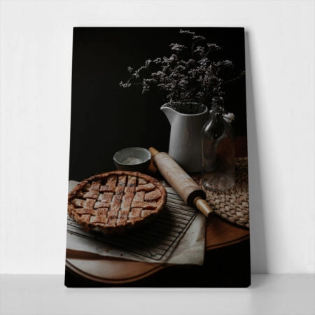 Πίνακας σε Καμβά RUSTIC FARMHOUSE PIE - 