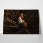 Πίνακας σε Καμβά RUSTIC FARMHOUSE PINE CONES 2