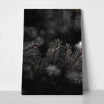 Πίνακας σε Καμβά RUSTIC FARMHOUSE PINE LEAVES 2