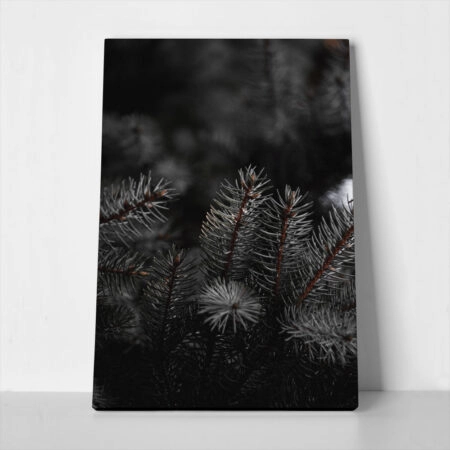 Πίνακας σε Καμβά RUSTIC FARMHOUSE PINE LEAVES 2 - 