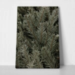 Πίνακας σε Καμβά RUSTIC FARMHOUSE PINE LEAVES