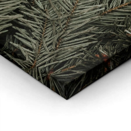 Πίνακας σε Καμβά RUSTIC FARMHOUSE PINE LEAVES -  Sticky 1