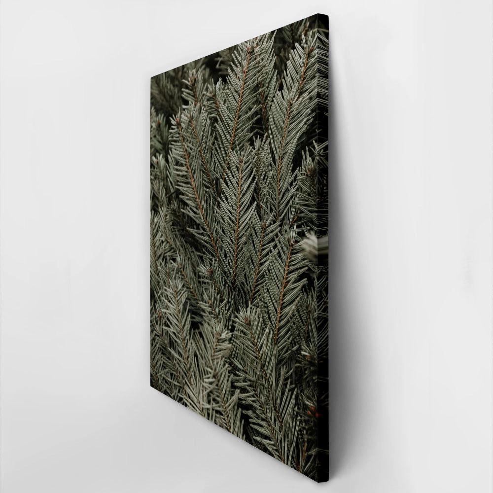 Πίνακας σε Καμβά RUSTIC FARMHOUSE PINE LEAVES