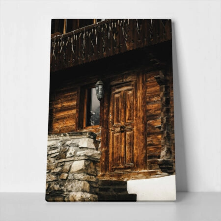 Πίνακας σε Καμβά RUSTIC FARMHOUSE PORCH - 