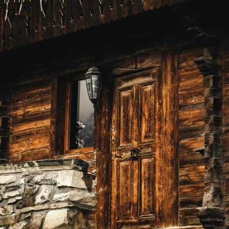 Πίνακας σε Καμβά RUSTIC FARMHOUSE PORCH -  Sticky 5