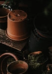 Πίνακας σε Καμβά RUSTIC FARMHOUSE POTS 2