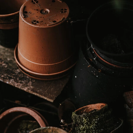 Πίνακας σε Καμβά RUSTIC FARMHOUSE POTS 2 -  Sticky 5