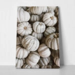 Πίνακας σε Καμβά RUSTIC FARMHOUSE PUMPKINS 2