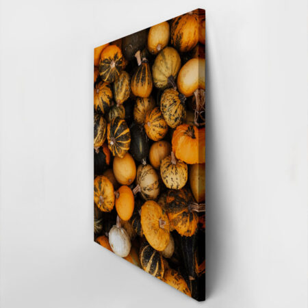 Πίνακας σε Καμβά RUSTIC FARMHOUSE PUMPKINS 4 -  Sticky 2