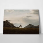 Πίνακας σε Καμβά RUSTIC FARMHOUSE RIDER 2