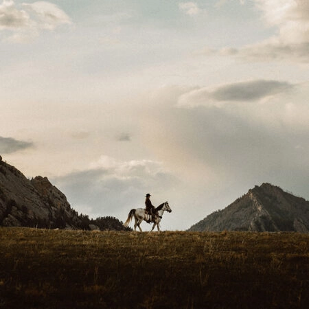 Πίνακας σε Καμβά RUSTIC FARMHOUSE RIDER 2 -  Sticky 5