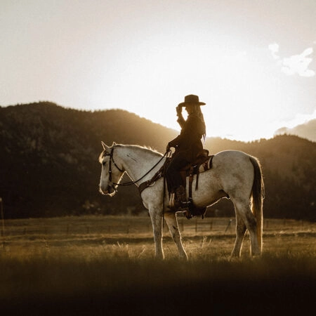 Πίνακας σε Καμβά RUSTIC FARMHOUSE RIDER -  Sticky 5