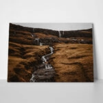 Πίνακας σε Καμβά RUSTIC FARMHOUSE RIVER 2