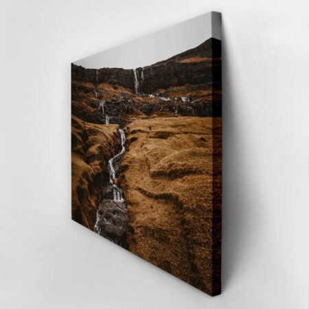 Πίνακας σε Καμβά RUSTIC FARMHOUSE RIVER 2 -  Sticky 2