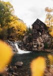 Πίνακας σε Καμβά RUSTIC FARMHOUSE RIVER HOUSE