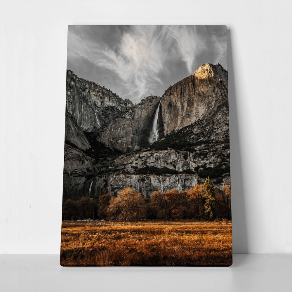 Πίνακας σε Καμβά RUSTIC FARMHOUSE ROCKY MOUNTAIN