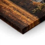 Πίνακας σε Καμβά RUSTIC FARMHOUSE ROCKY MOUNTAIN
