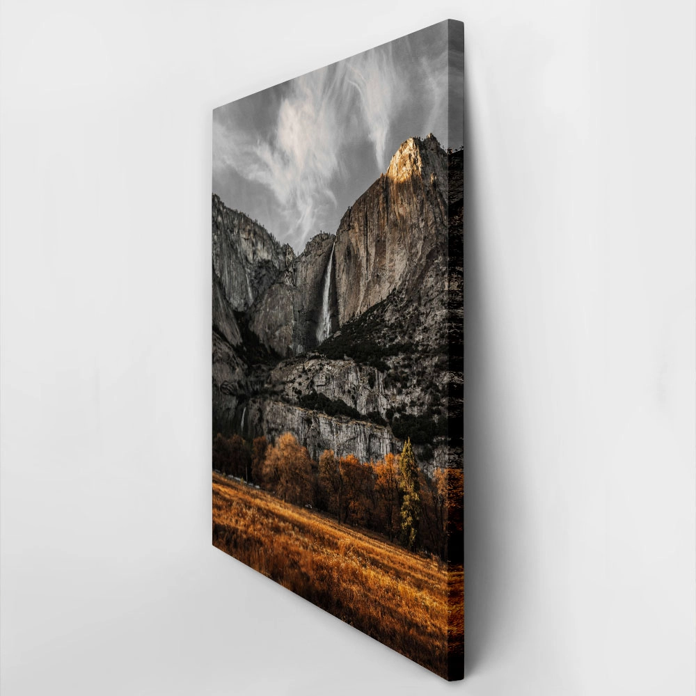 Πίνακας σε Καμβά RUSTIC FARMHOUSE ROCKY MOUNTAIN