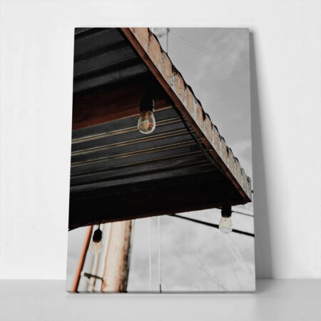 Πίνακας σε Καμβά RUSTIC FARMHOUSE ROOF 2