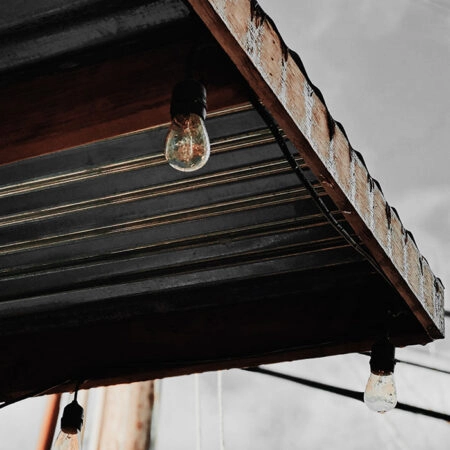 Πίνακας σε Καμβά RUSTIC FARMHOUSE ROOF 2 -  Sticky 5