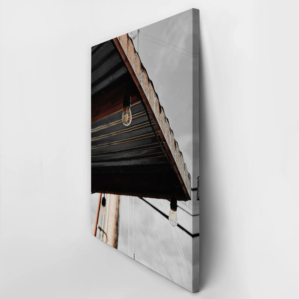 Πίνακας σε Καμβά RUSTIC FARMHOUSE ROOF 2