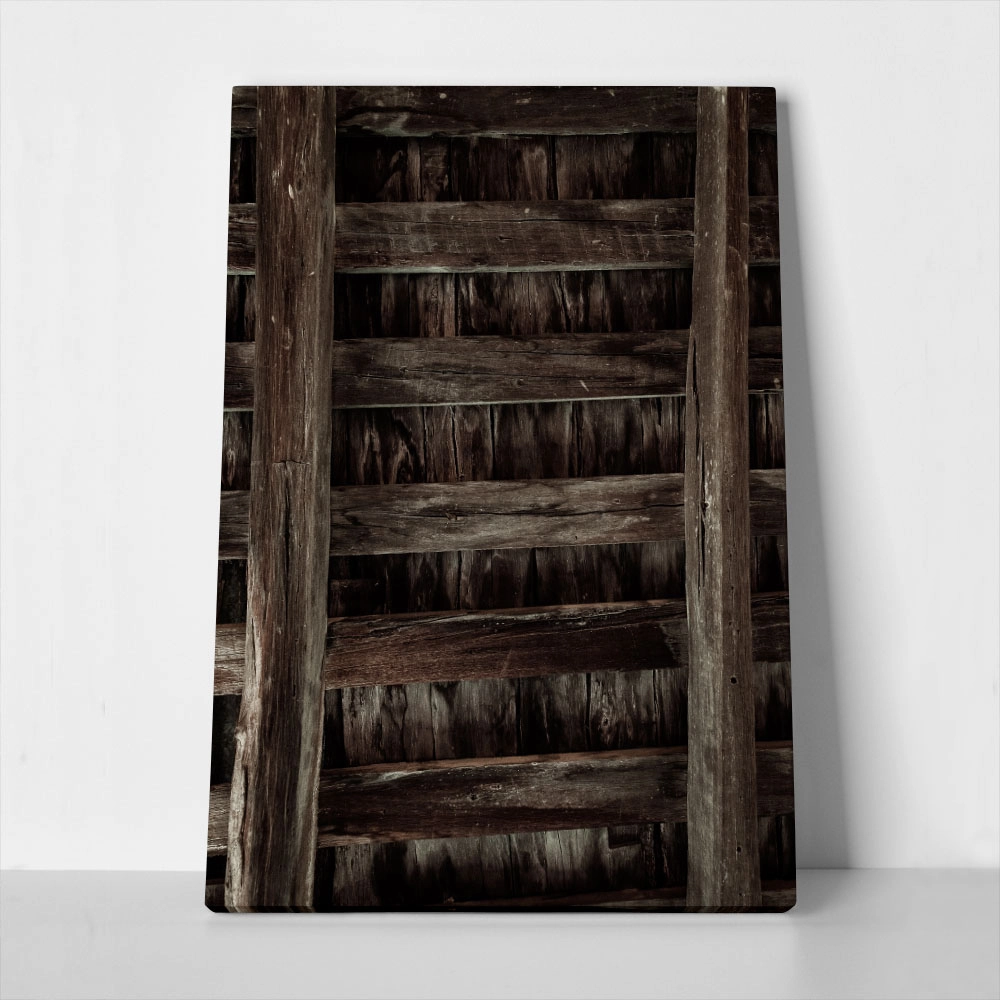 Πίνακας σε Καμβά RUSTIC FARMHOUSE ROOF