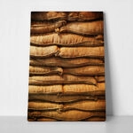 Πίνακας σε Καμβά RUSTIC FARMHOUSE SACKS