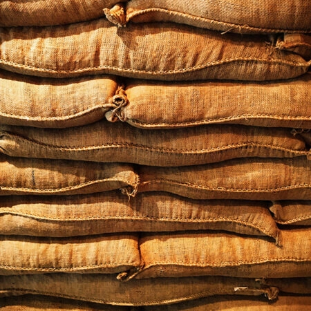Πίνακας σε Καμβά RUSTIC FARMHOUSE SACKS -  Sticky 5