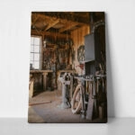 Πίνακας σε Καμβά RUSTIC FARMHOUSE SHED 2