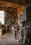 Πίνακας σε Καμβά RUSTIC FARMHOUSE SHED 2