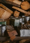 Πίνακας σε Καμβά RUSTIC FARMHOUSE SHED